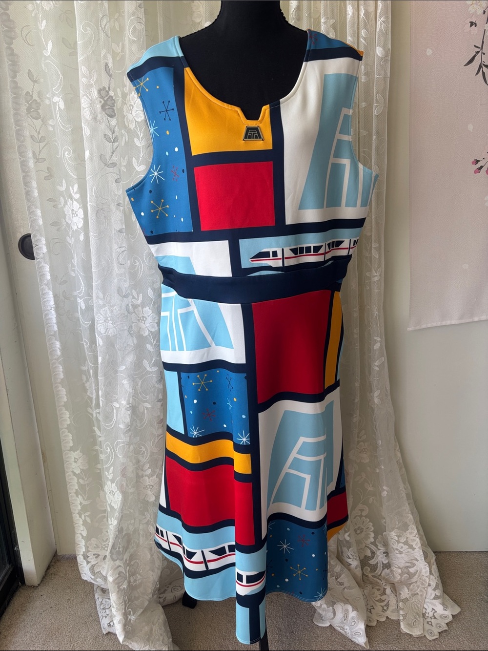 Walt Disney World 50th Anniversary Monorail Dress with pockets; NWT; Never Worn
